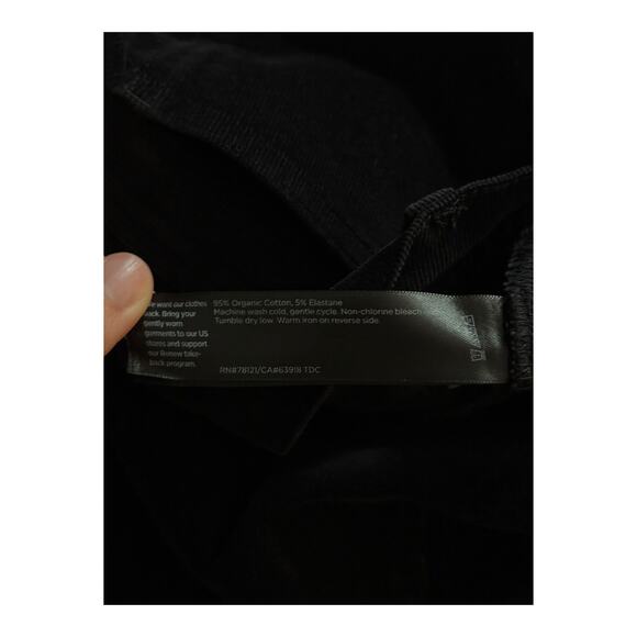 Eileen Fisher high waisted straight ankle corduroy jeans size X-Small XS NEW - Picture 6 of 6